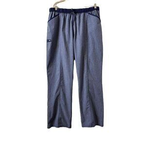 ScrubStar Pants Unisex Size Extra Large Denim Blue Casual Drawstring Pockets